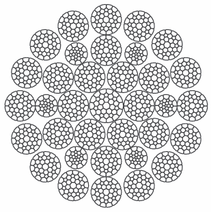 35x36 tower crane hoist rope